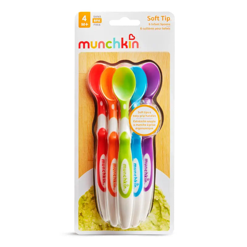 Munchkin Soft Tip Baby Spoons Feeding Set - BPA Free