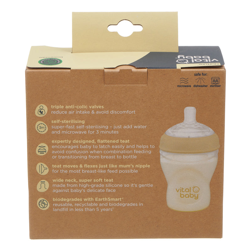Vital Baby Nurture Breast Like Bottle - 240ml - 2 Pack