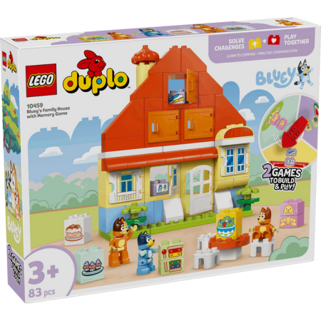 DUPLO Bluey's Family House with Memory Game - 10459