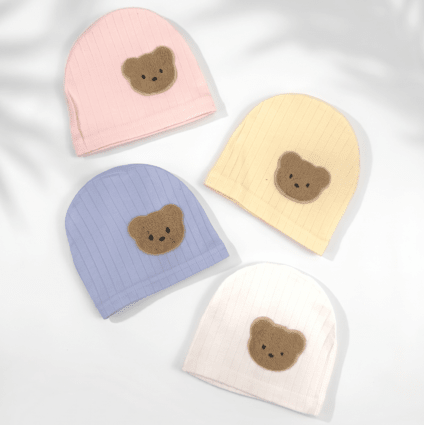 Cozy Crew Club - Boucle Bear Hat Super Soft Ribbed