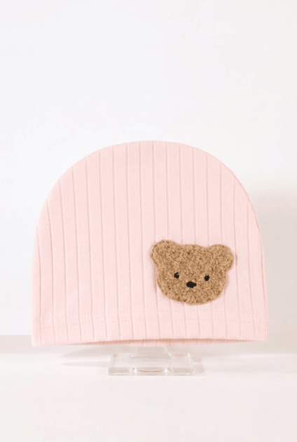 Cozy Crew Club - Boucle Bear Hat Super Soft Ribbed
