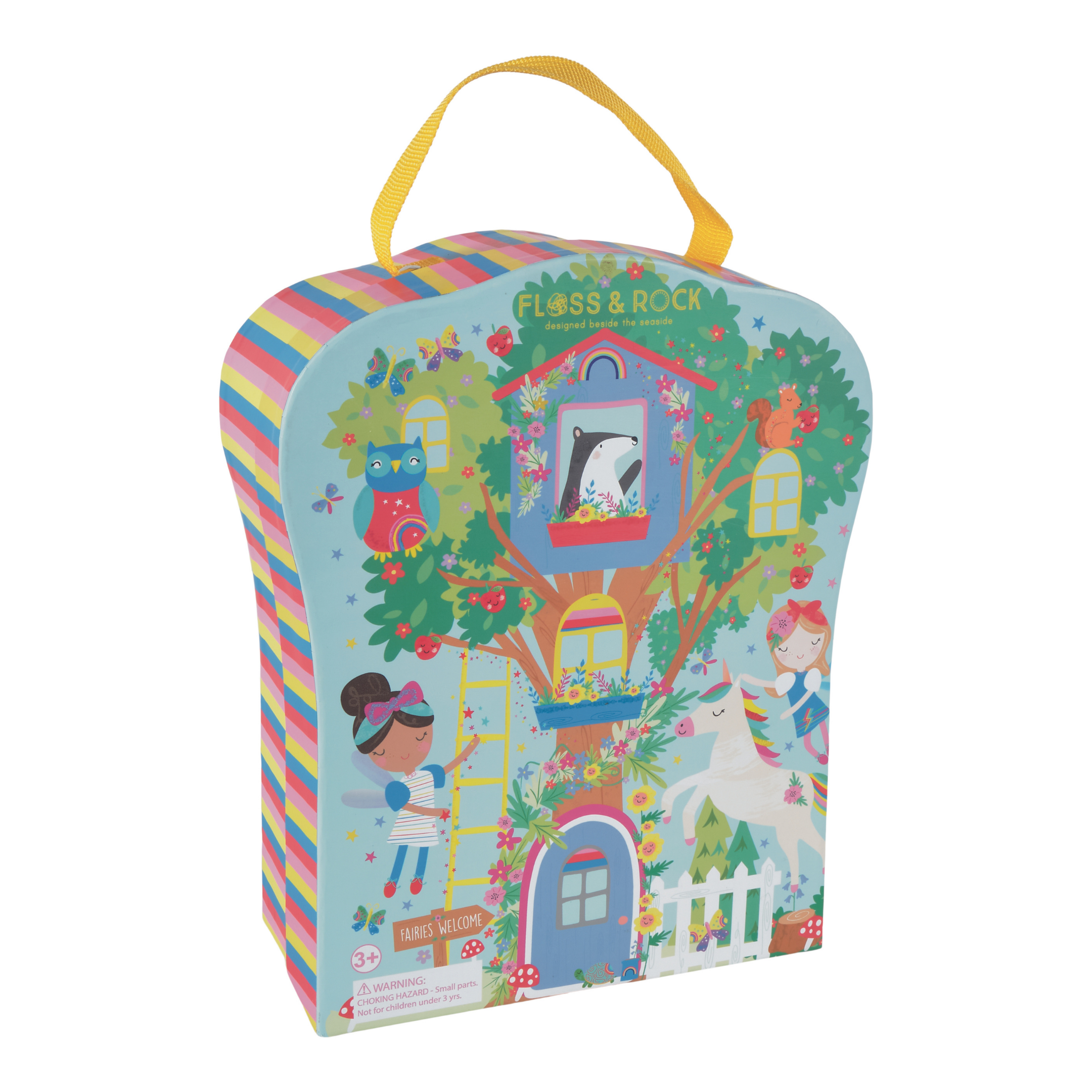 Playbox With Wooden Pieces - Rainbow Fairy