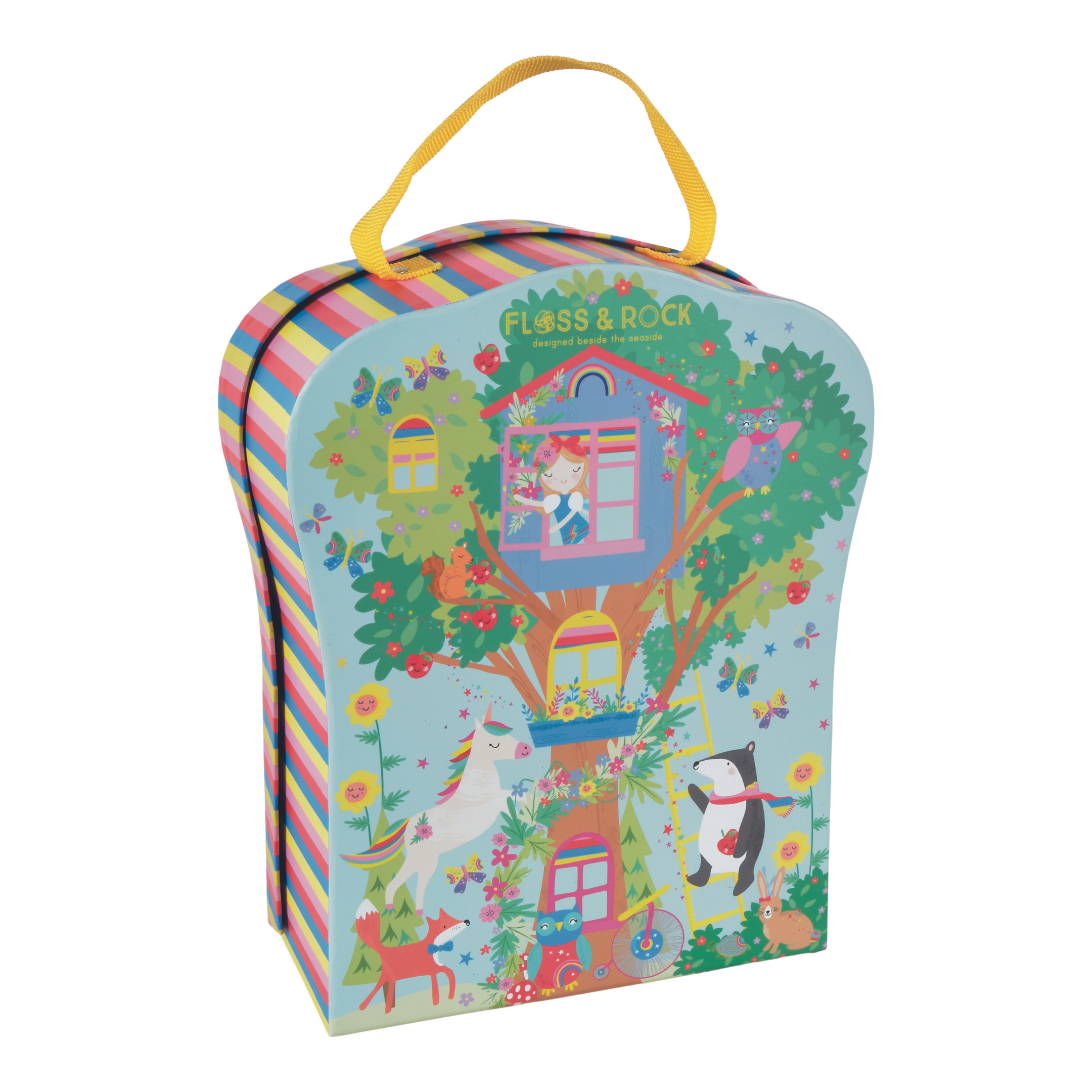 Playbox With Wooden Pieces - Rainbow Fairy