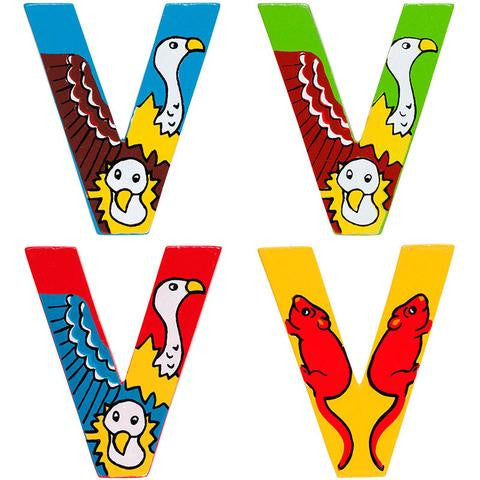 Wooden Letters for Children's Bedroom Doors