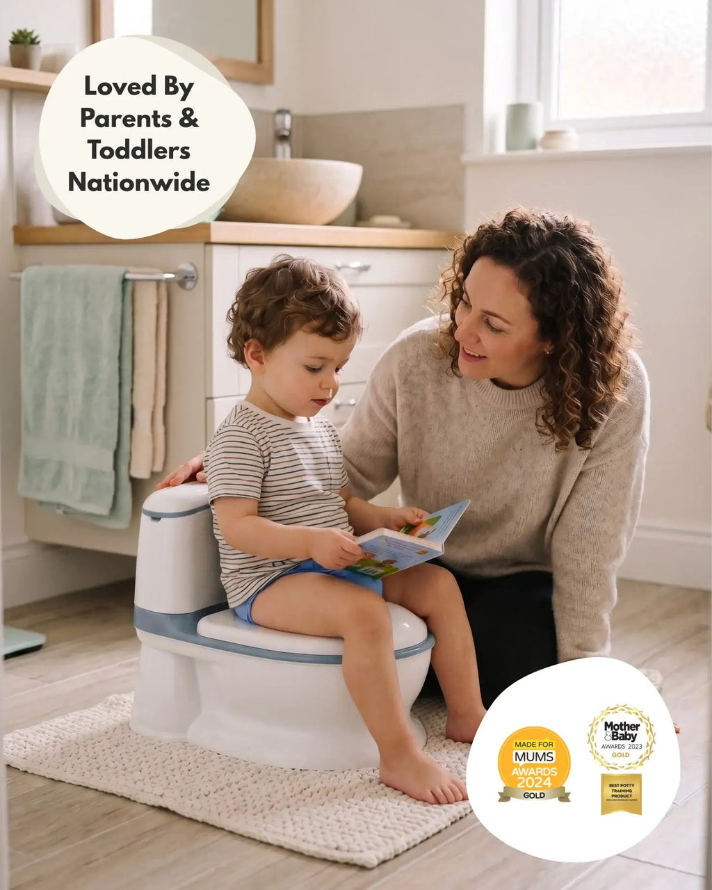 Pote Pals My First WC Potty - Blue