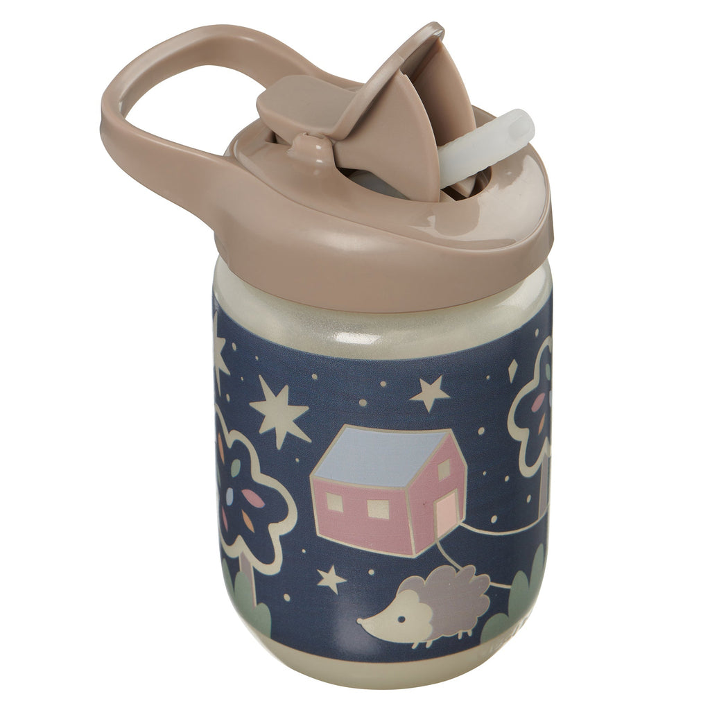 Vital Baby Hydrate Sippy Straw Glow in the Dark Woodland Glow - 350ml