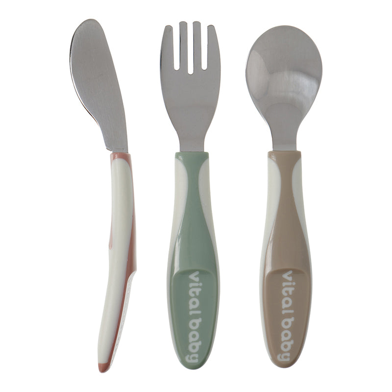 Vital Baby Nourish Big Kid Cutlery - 3 Pack