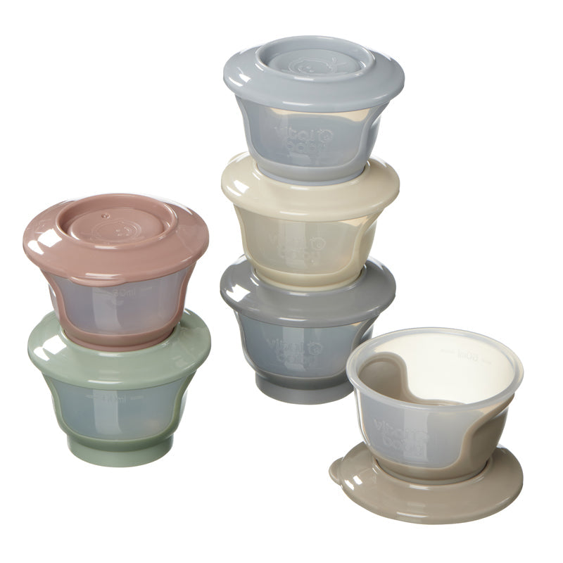 Vital Baby Nourish Store & Wean™ Pots - 60ml - 6 Pack