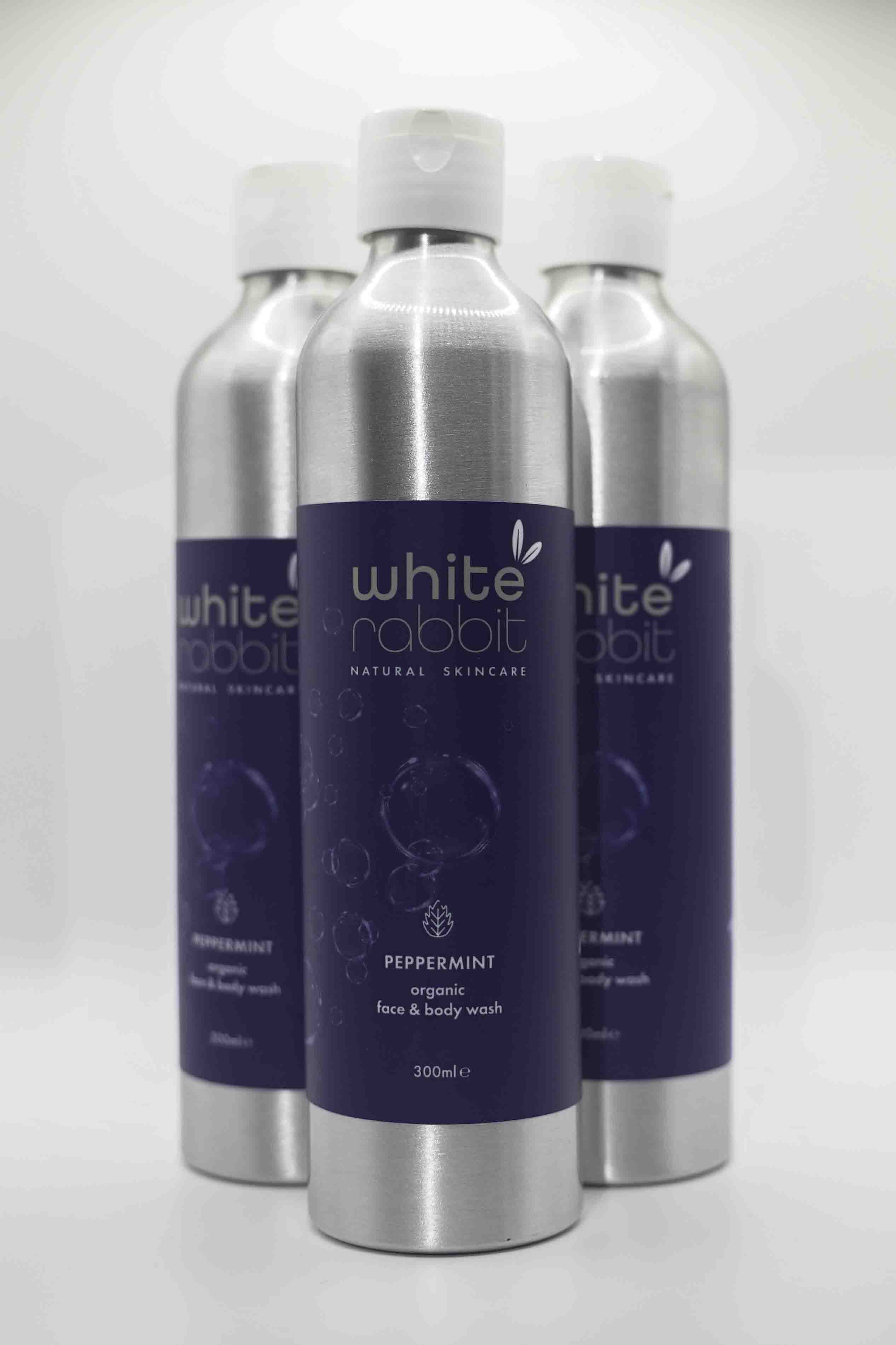 White Rabbit Organic Peppermint Face and Body Wash