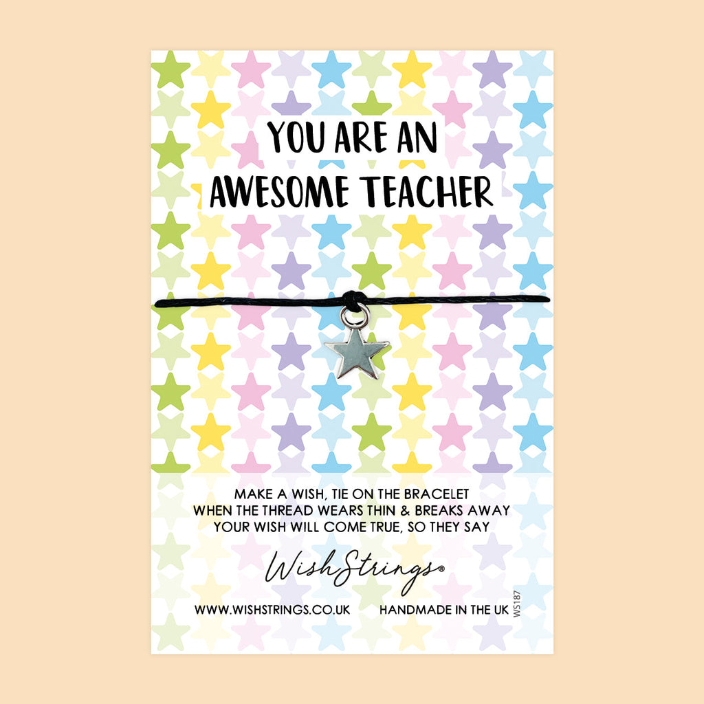 Wish Bracelet - Awesome Teacher