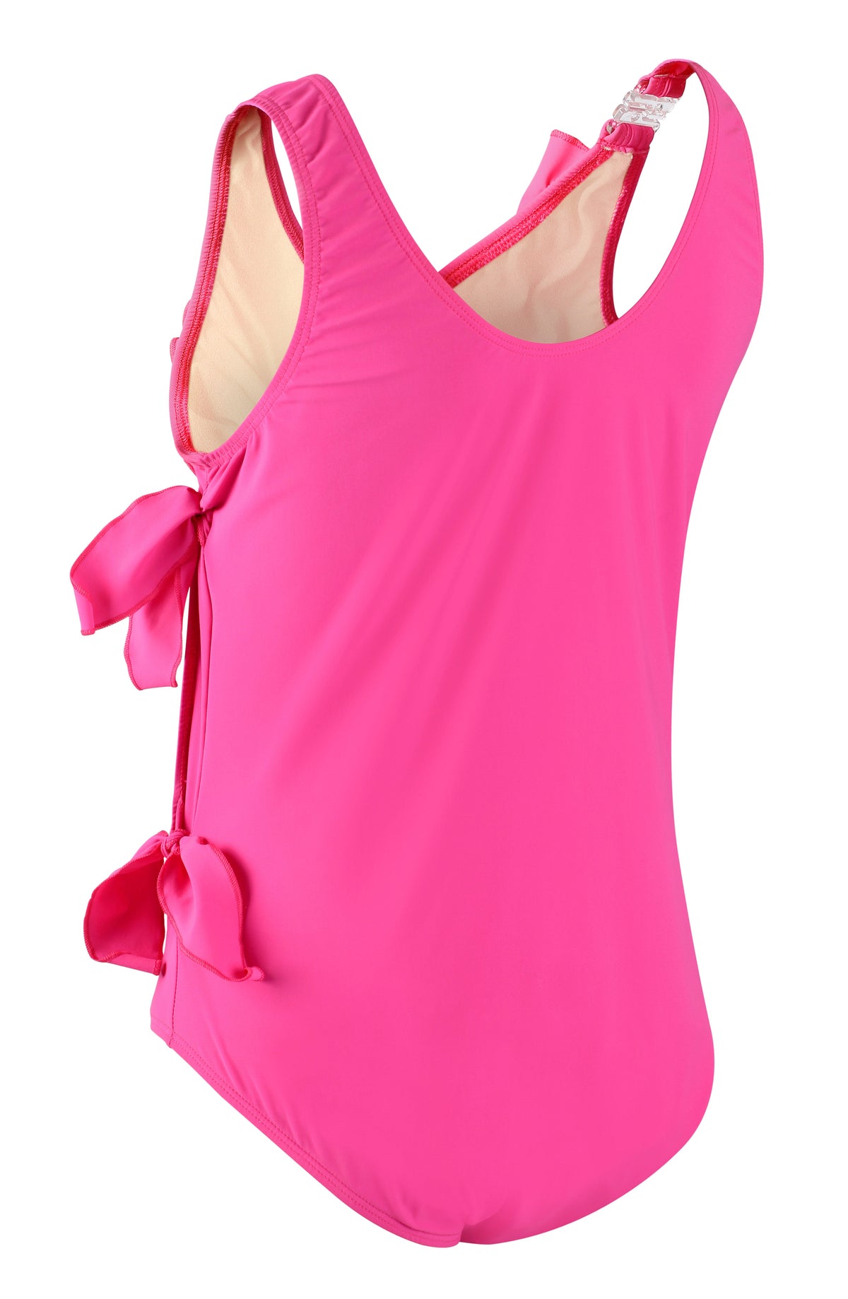 Kes-Vir Girl's Waterfall Swimsuit in Pretty Pink