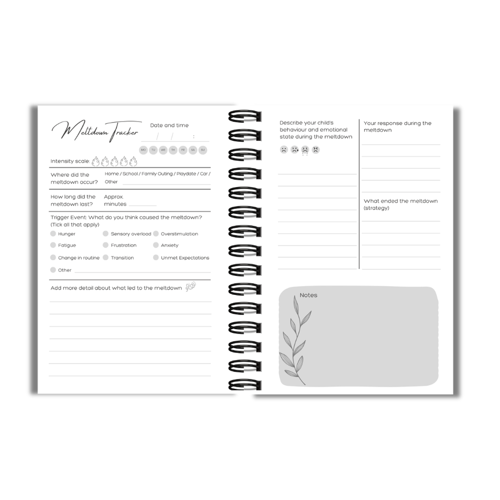 Meltdown Tracker Extension - Behaviour & Trigger Log for SEN Parents of Children with Autism & ADHD