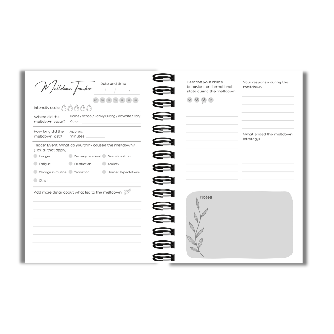 Meltdown Tracker Extension - Behaviour & Trigger Log for SEN Parents of Children with Autism & ADHD