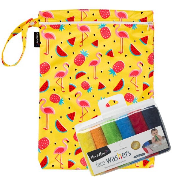 Mum 2 Mum Wet Bag & Face Washers Set