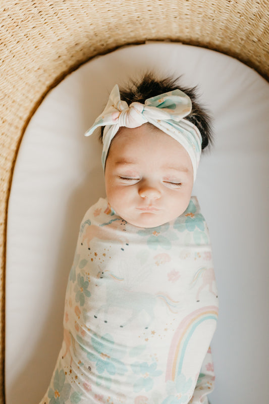 Copper Pearl Knit Headband - Whimsy