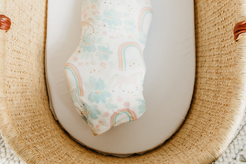 Copper Pearl Knitted Swaddle Blanket - Whimsy