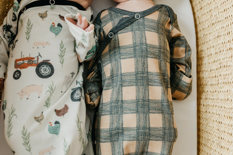 Copper Pearl Newborn Gown - Jo