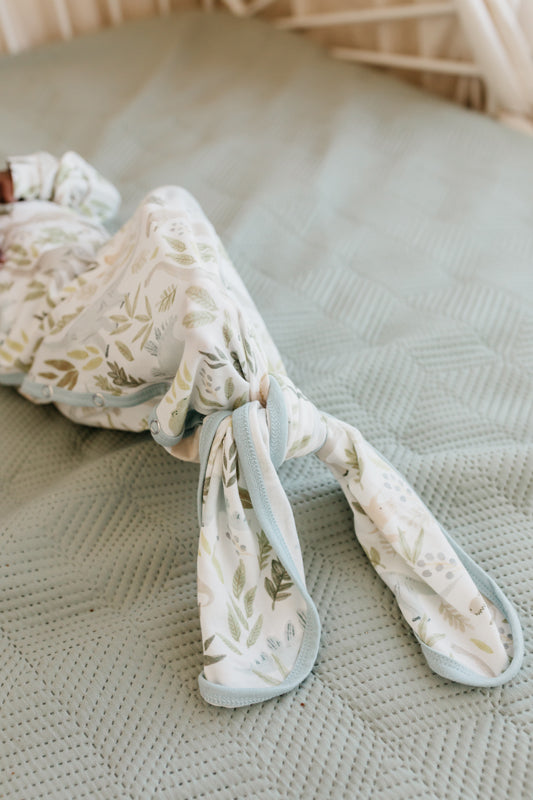 Copper Pearl Newborn Gown - Rex