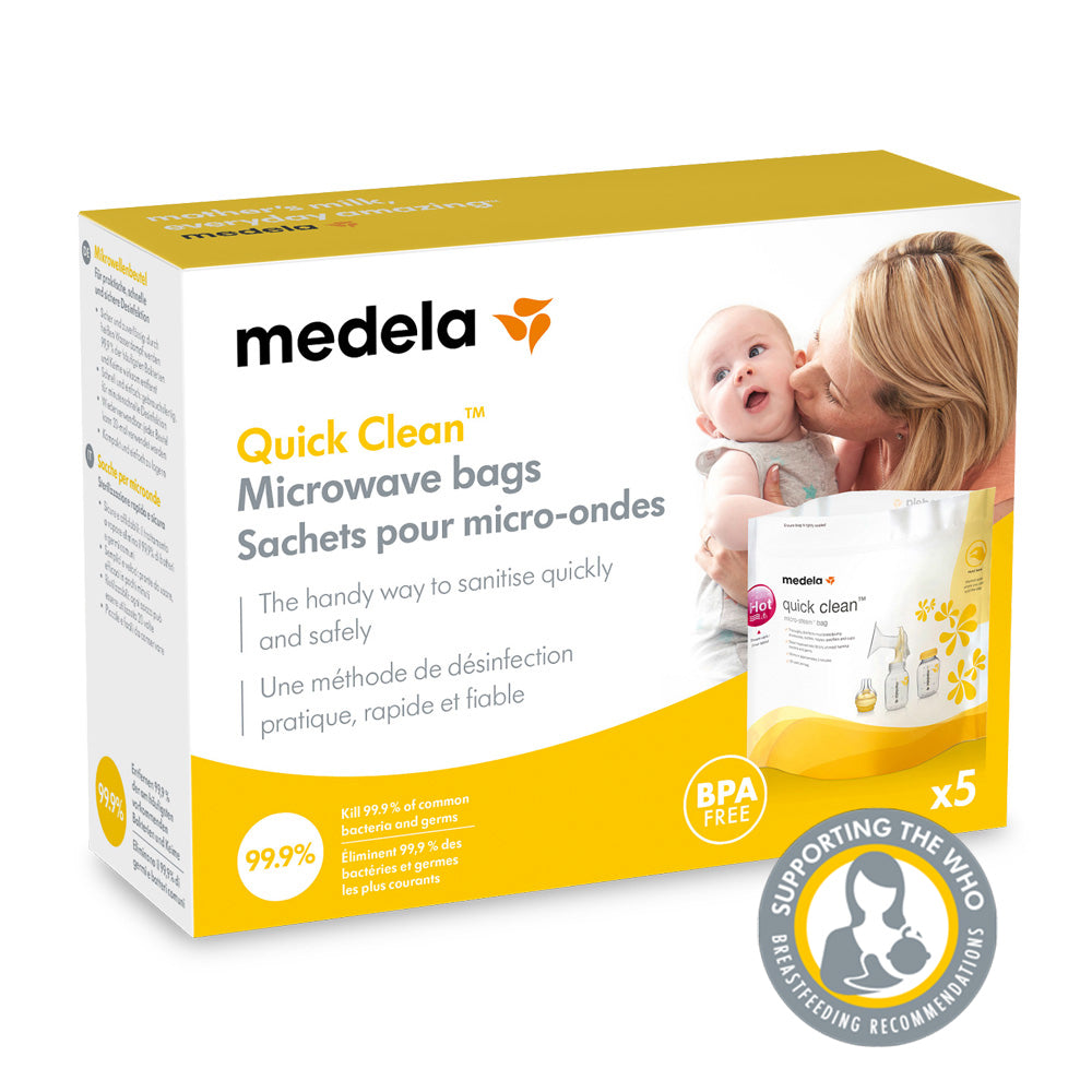 Medela Quick Clean Micro-Steam Bags - 5 Pack