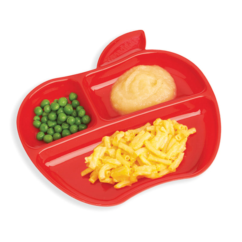 Munchkin Lil Apple Toddler Plates - 3 Pack