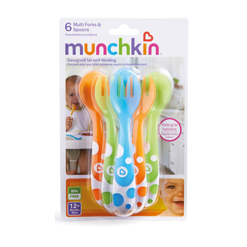 Munchkin Multi Forks & Spoons - 6 Pack
