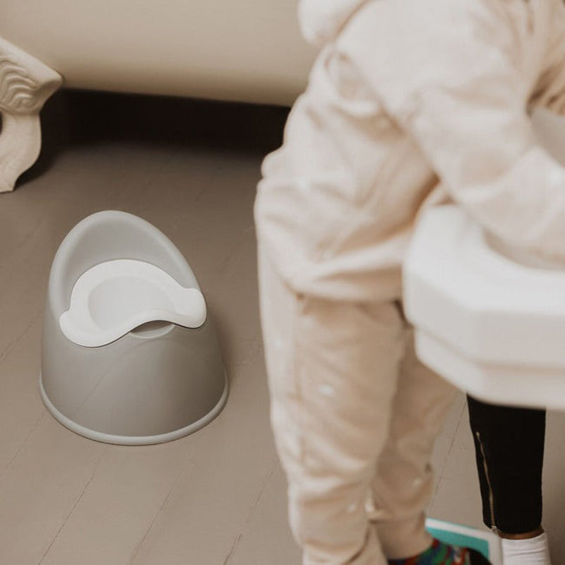 Nuby Potty Seat - Grey & White
