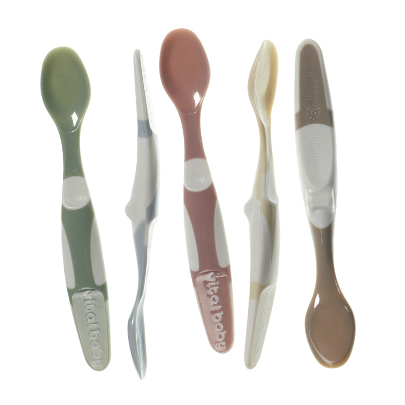 Vital Baby Nourish Start Weaning Spoons - 5 Pack