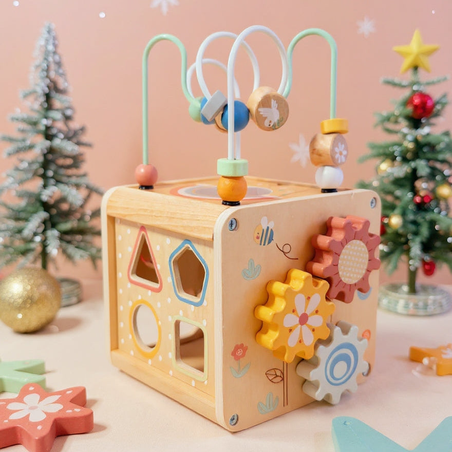 ThinkNest - Wooden Activity Cube