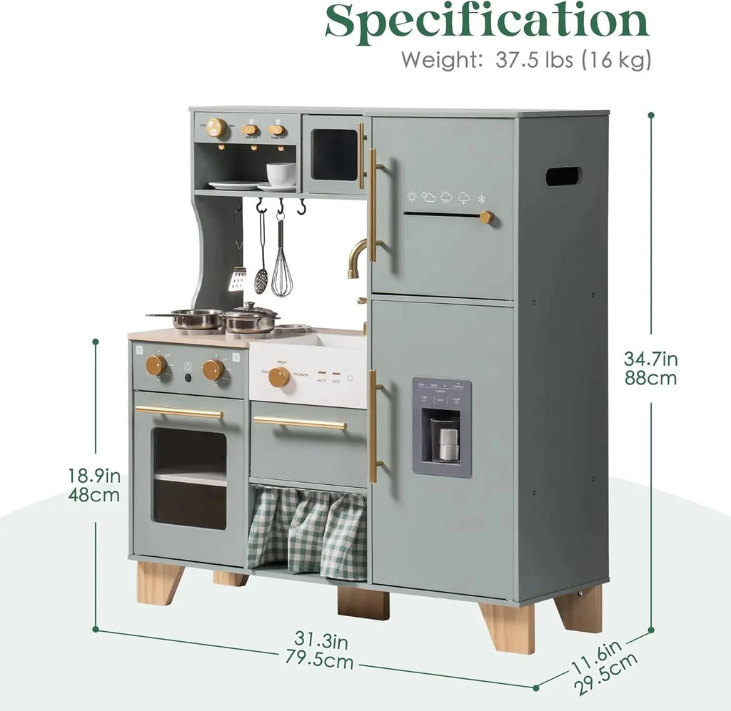 Tiny Chef XL Wooden Play Kitchen