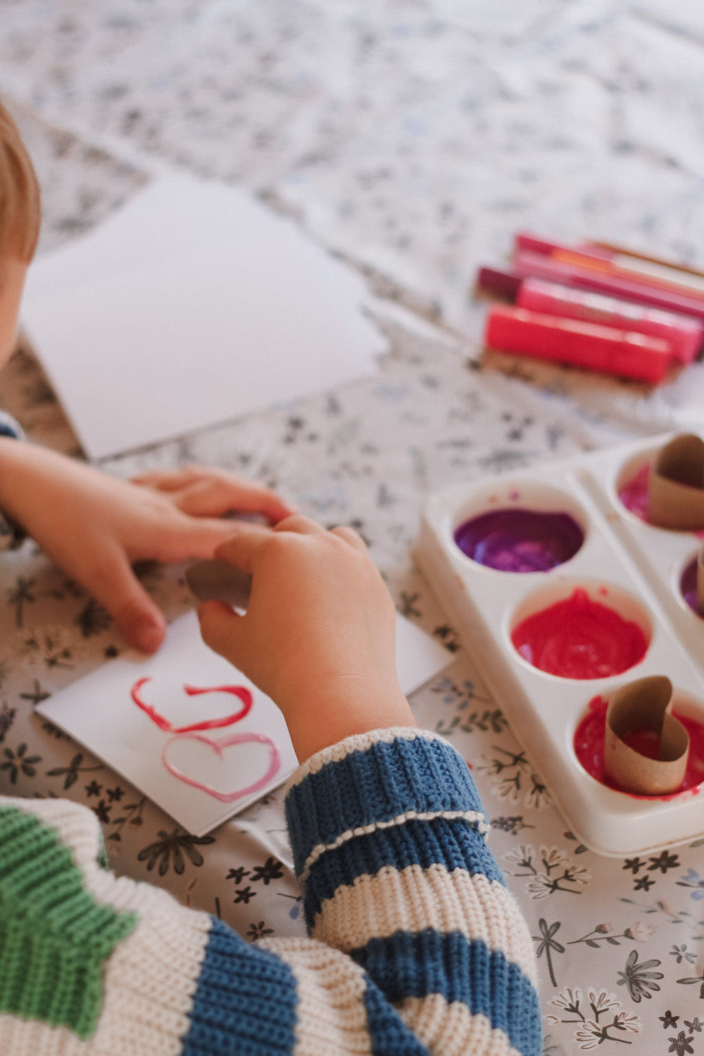 Ralphie Bear Splash Mat - Wildflower Blue