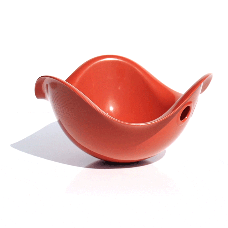 MOLUK Bilibo - Terracotta Red - Rocking & Spinning Toy