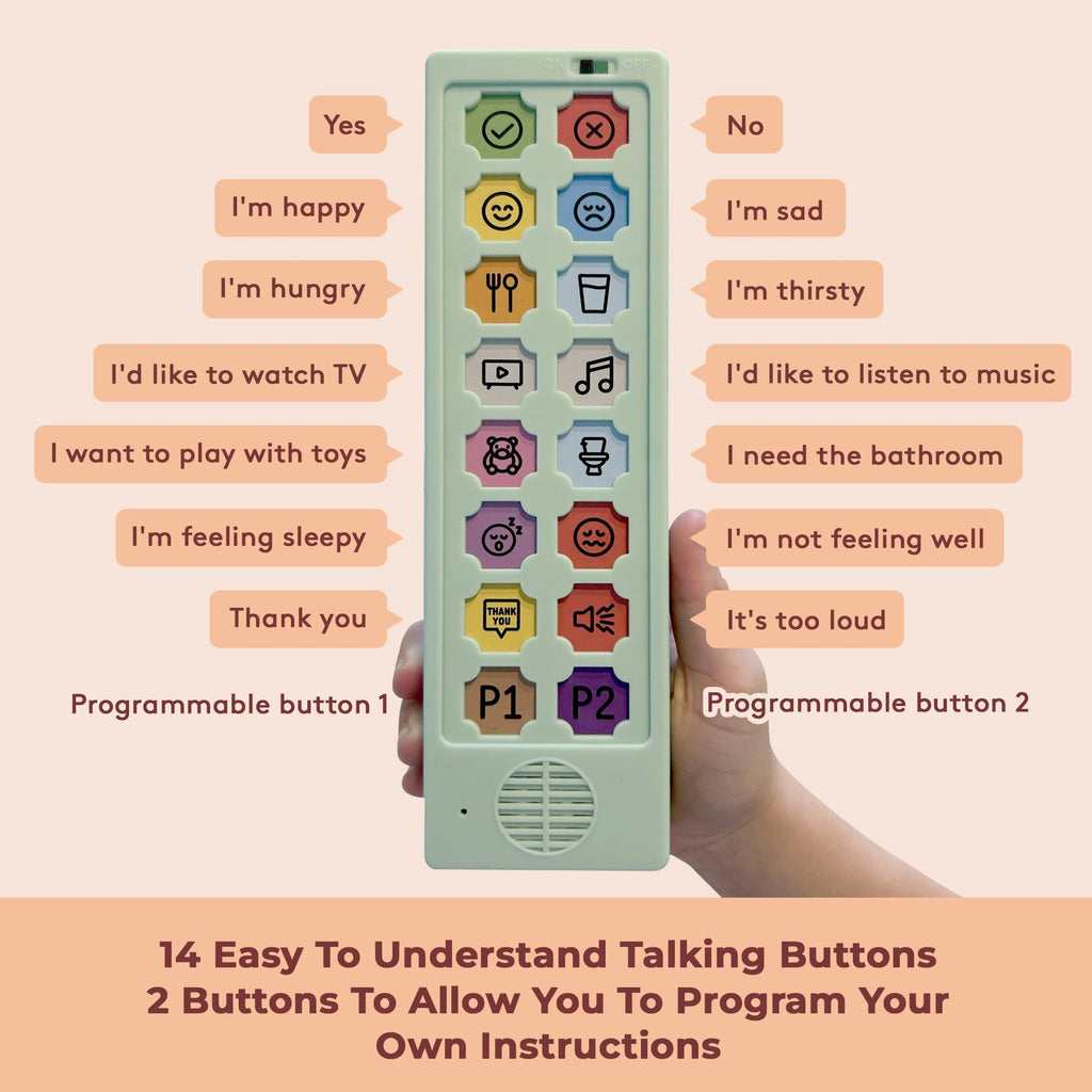 AAC Communication Device For Speech Therapy, Non Verbal Autism & Stroke Rehab - Baby&More