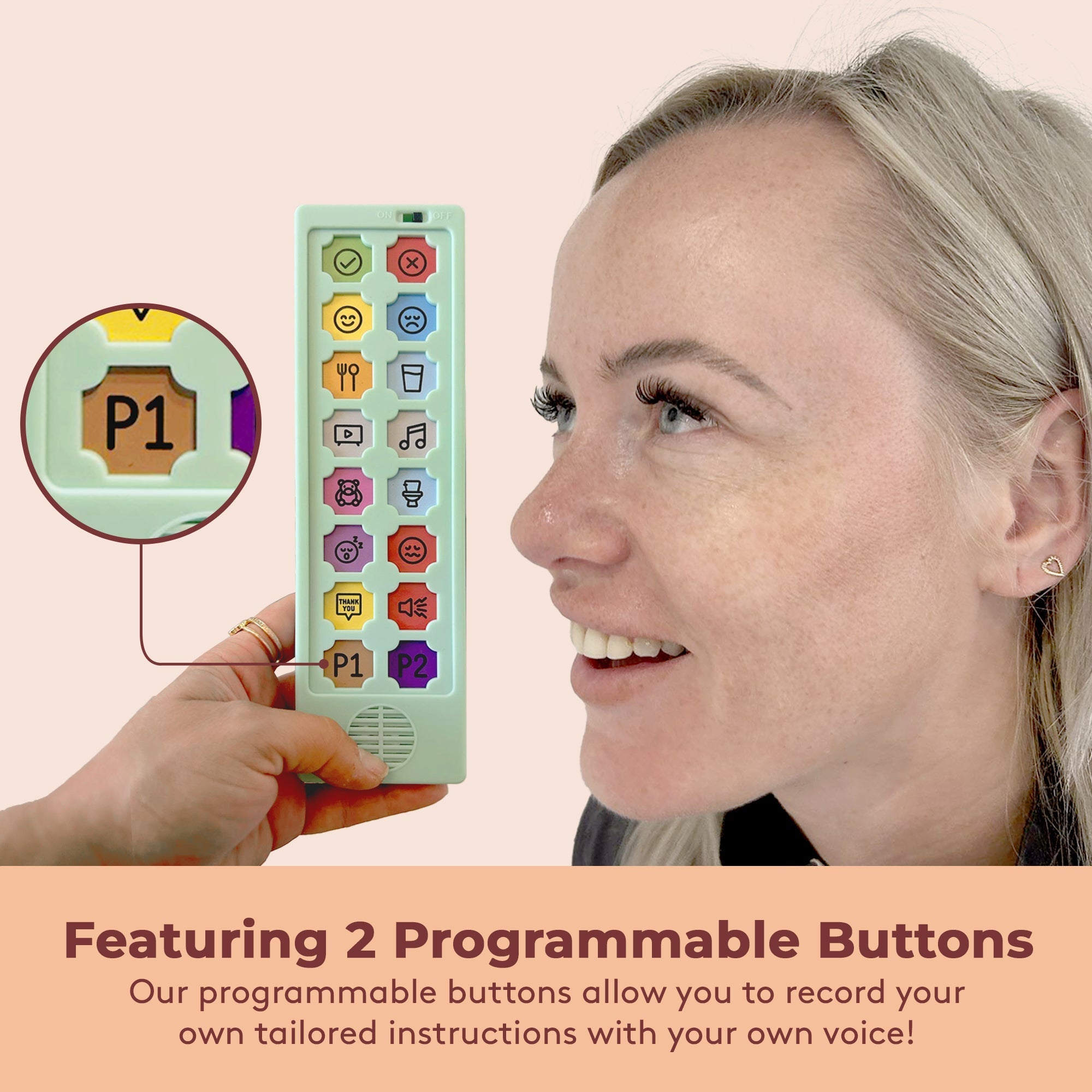 AAC Communication Device For Speech Therapy, Non Verbal Autism & Stroke Rehab - Baby&More