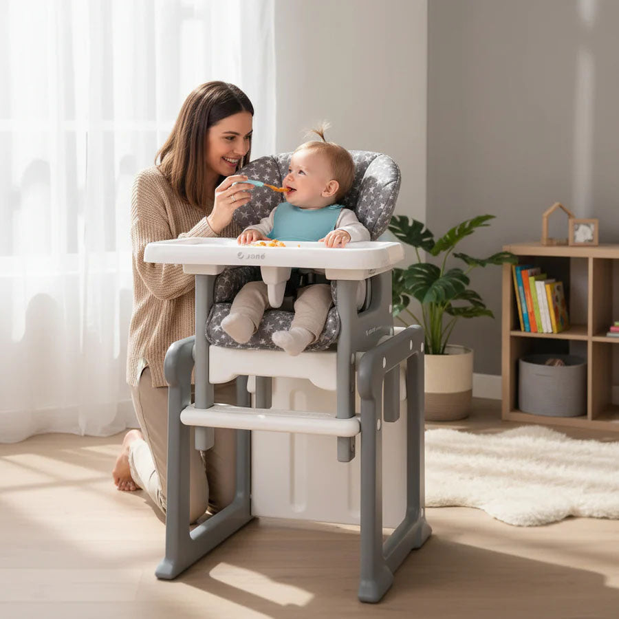 Jane Activa Evo 2in1 Highchair - Grey Star