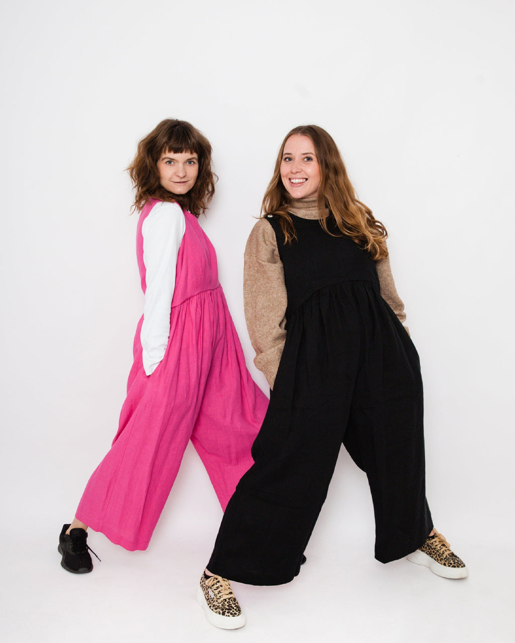 Journy Ada Linen Jumpsuit - Black