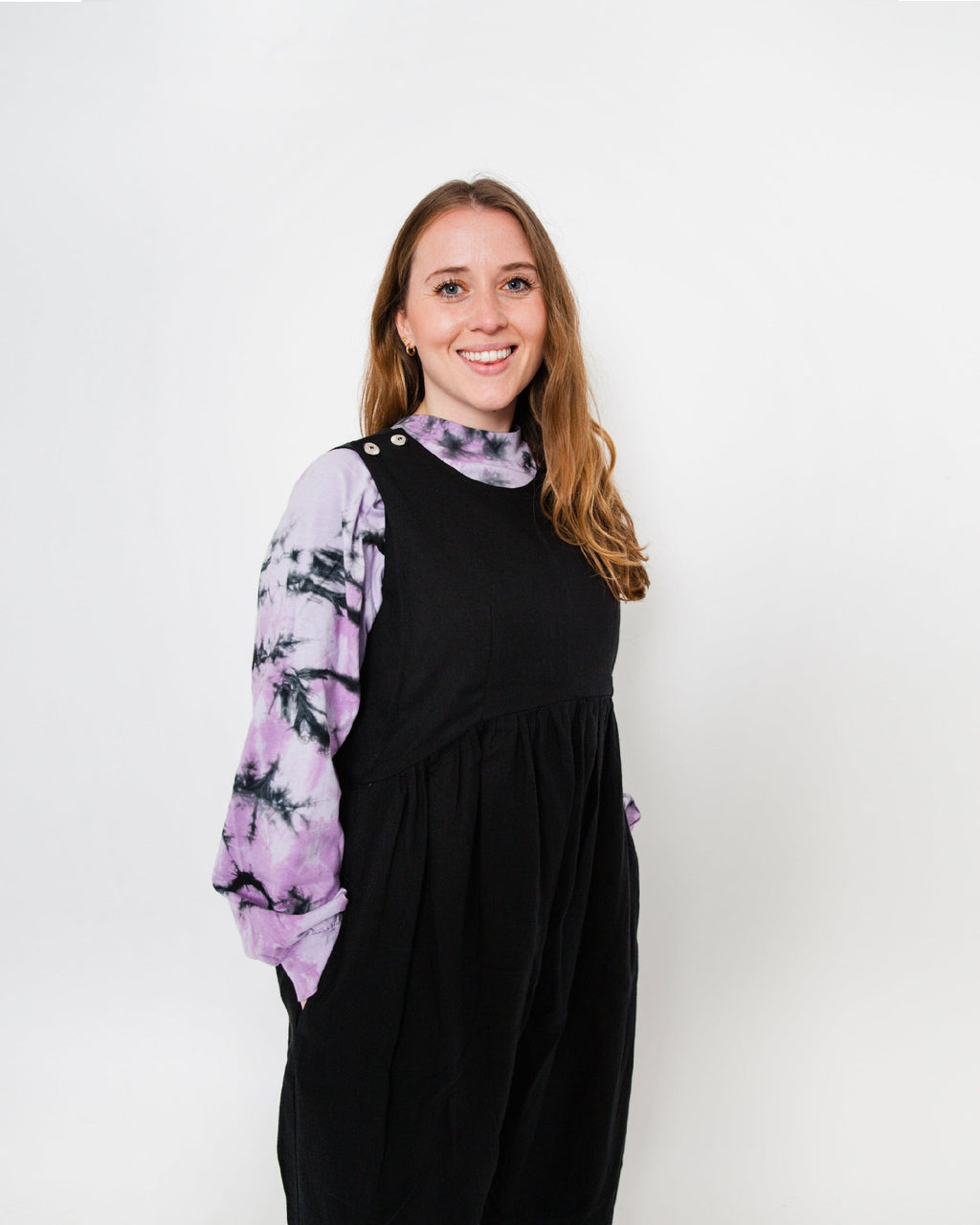Journy Ada Linen Jumpsuit - Black