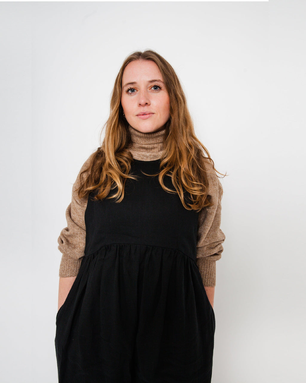 Journy Ada Linen Jumpsuit - Black