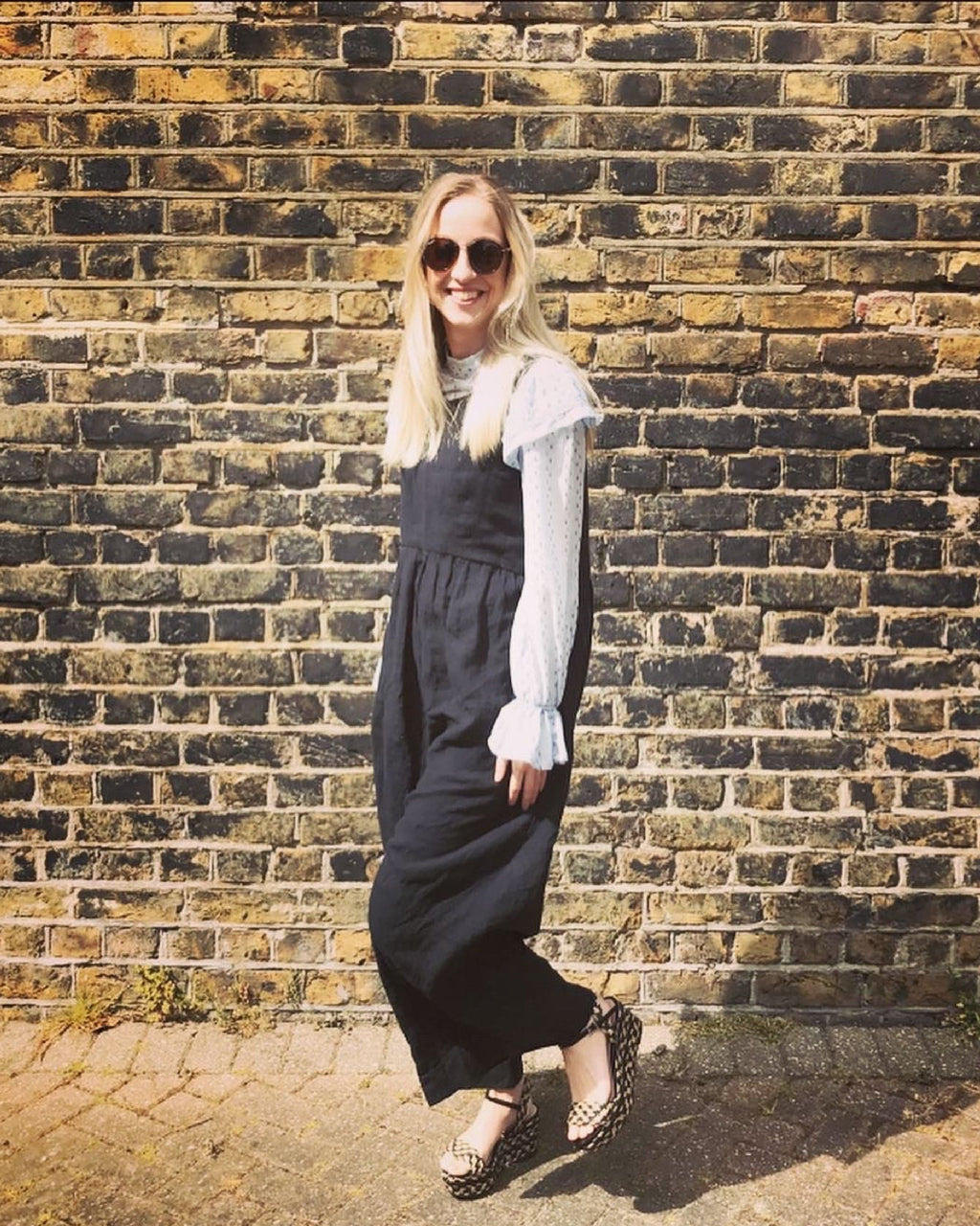 Journy Ada Linen Jumpsuit - Black