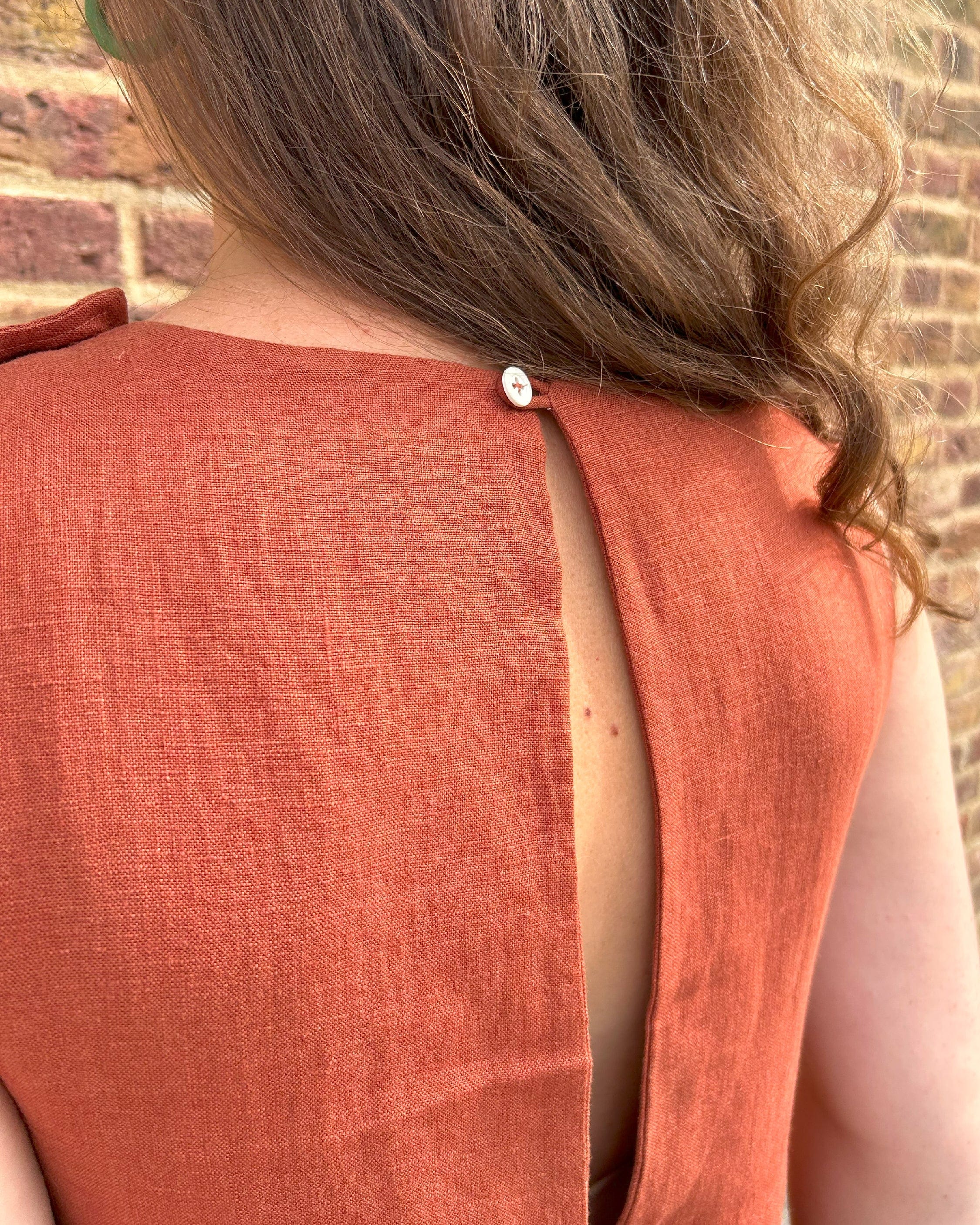 Journy Ada Linen Jumpsuit - Burnt Orange