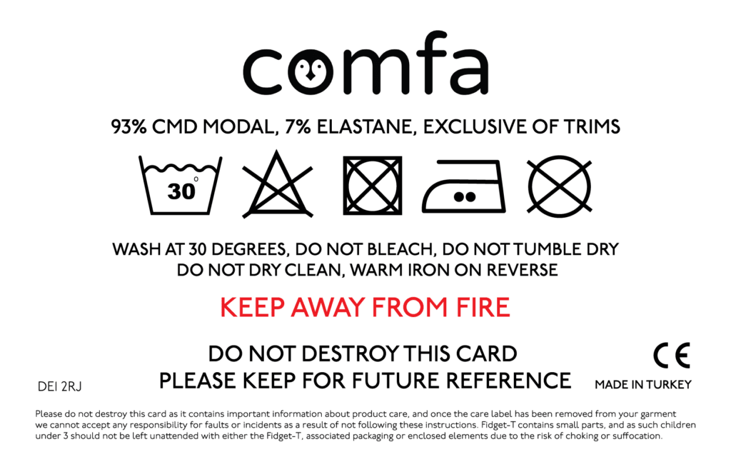 Adult Fidget - T - Sensory Clothing with built - in pop fidgets - Baby&More