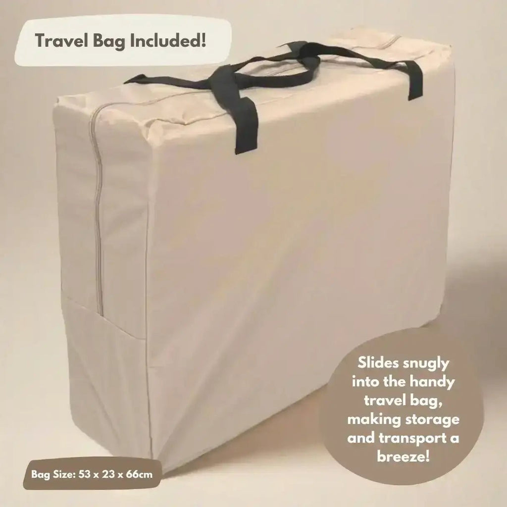 Airpod 3 Travel Cot Includes Newborn Bassinet Insert - Beige - Baby&More