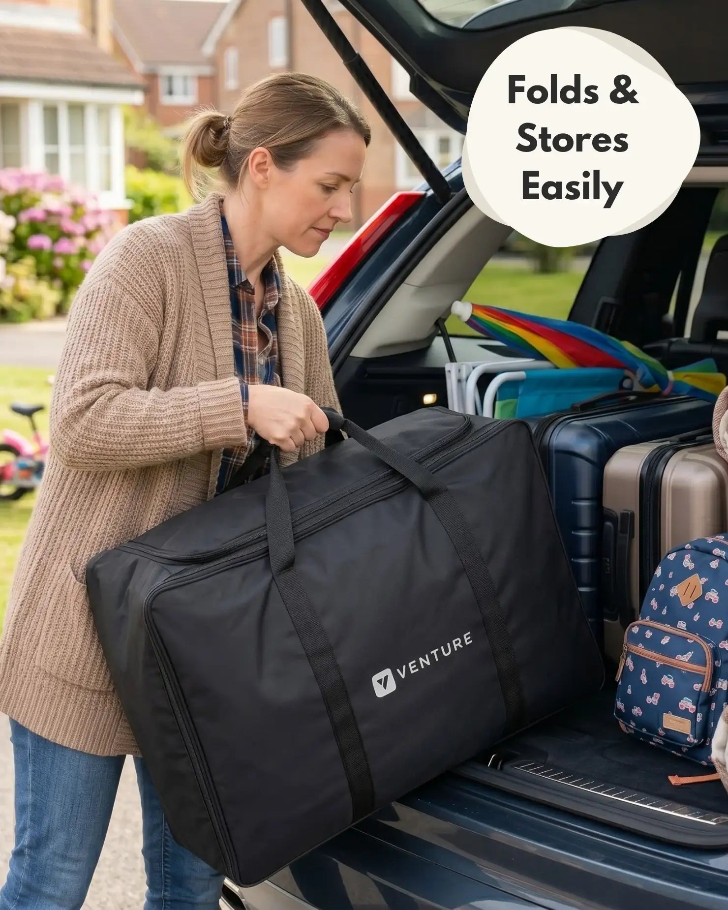 Airpod 3 Travel Cot Includes Newborn Bassinet Insert - Dark Grey - Baby&More