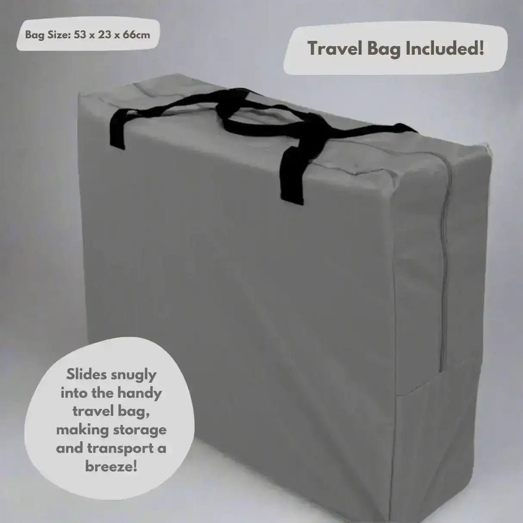 Airpod 3 Travel Cot Includes Newborn Bassinet Insert - Dark Grey - Baby&More