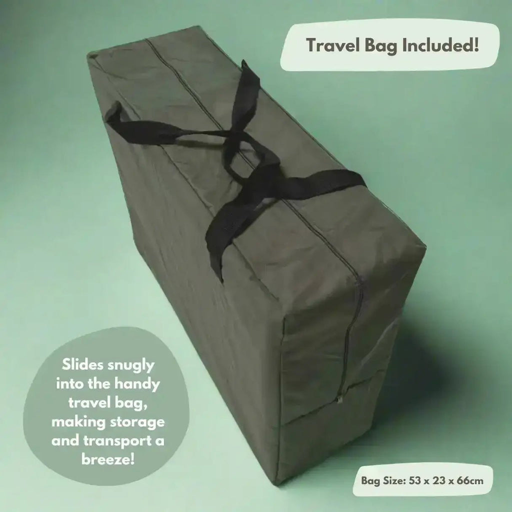 Airpod 3 Travel Cot Includes Newborn Bassinet Insert - Green - Baby&More