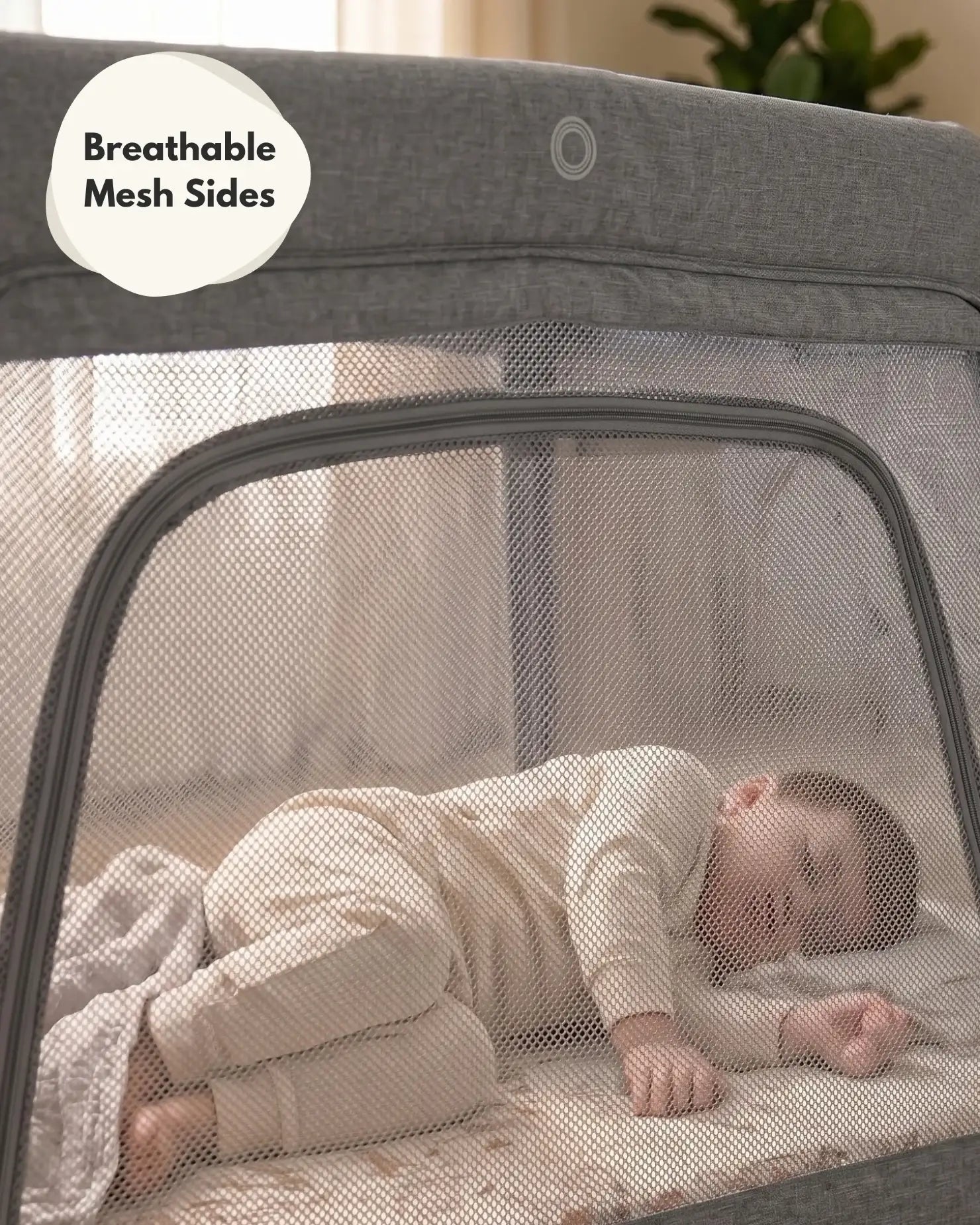 Airpod 3 Travel Cot Includes Newborn Insert - Light Grey - Baby&More
