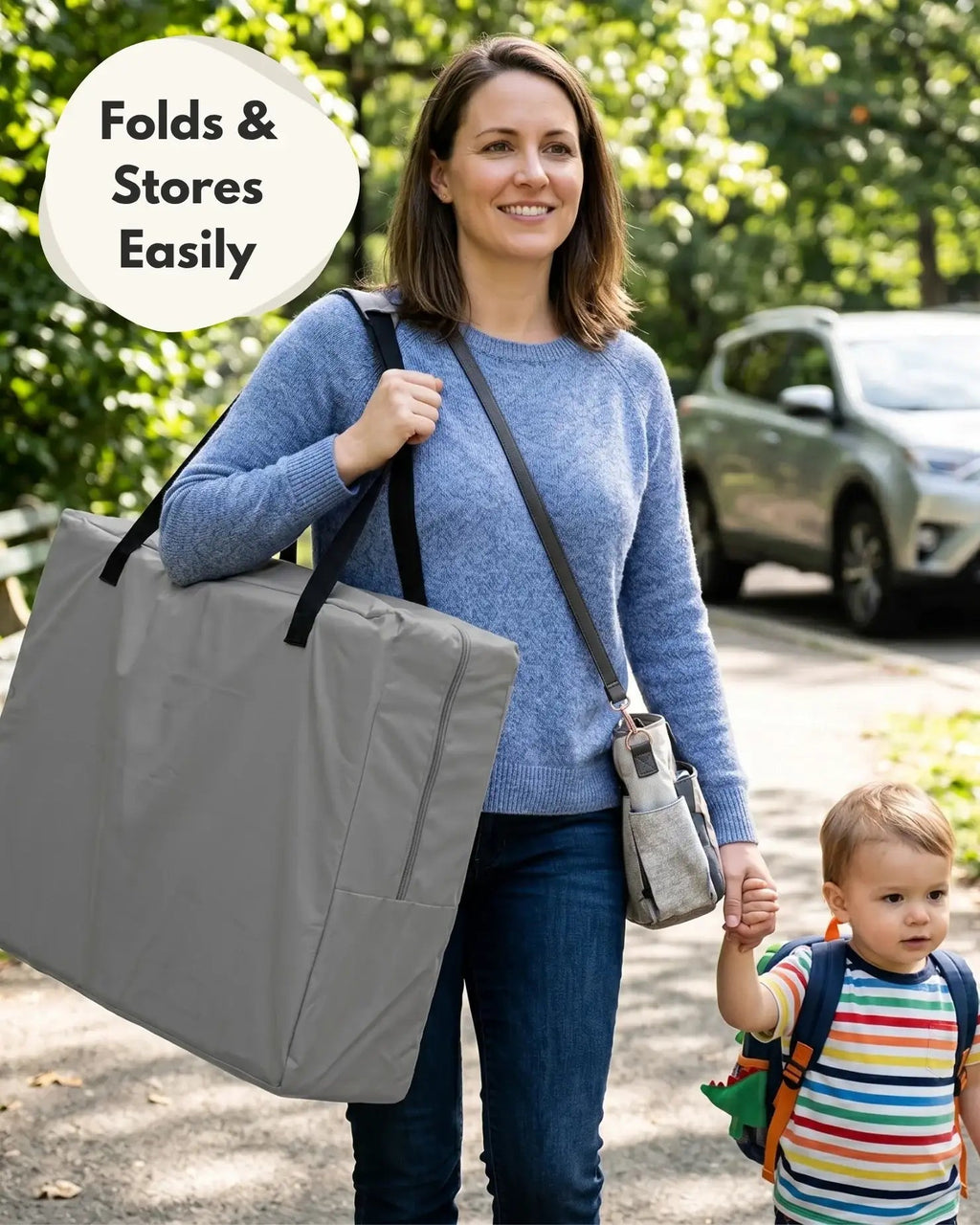Airpod 3 Travel Cot Includes Newborn Insert - Light Grey - Baby&More