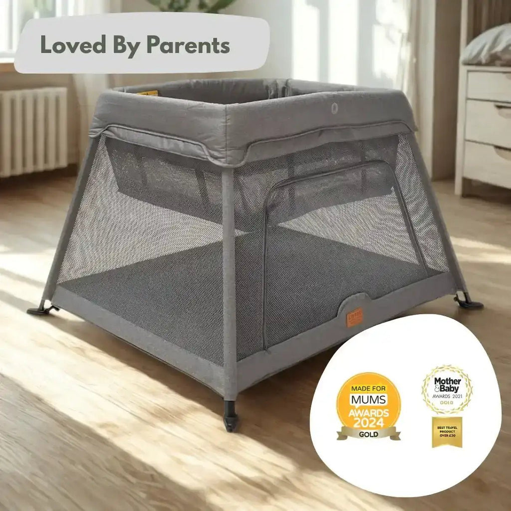 Airpod 3 Travel Cot Includes Newborn Insert - Light Grey - Baby&More