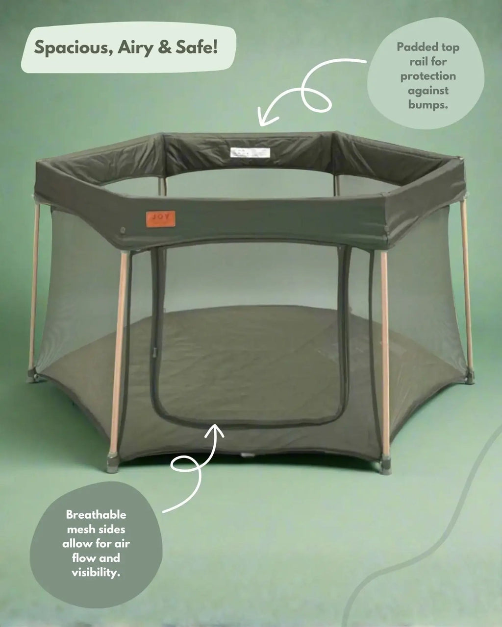 All Stars JOY Baby Playpen - Green - Baby&More