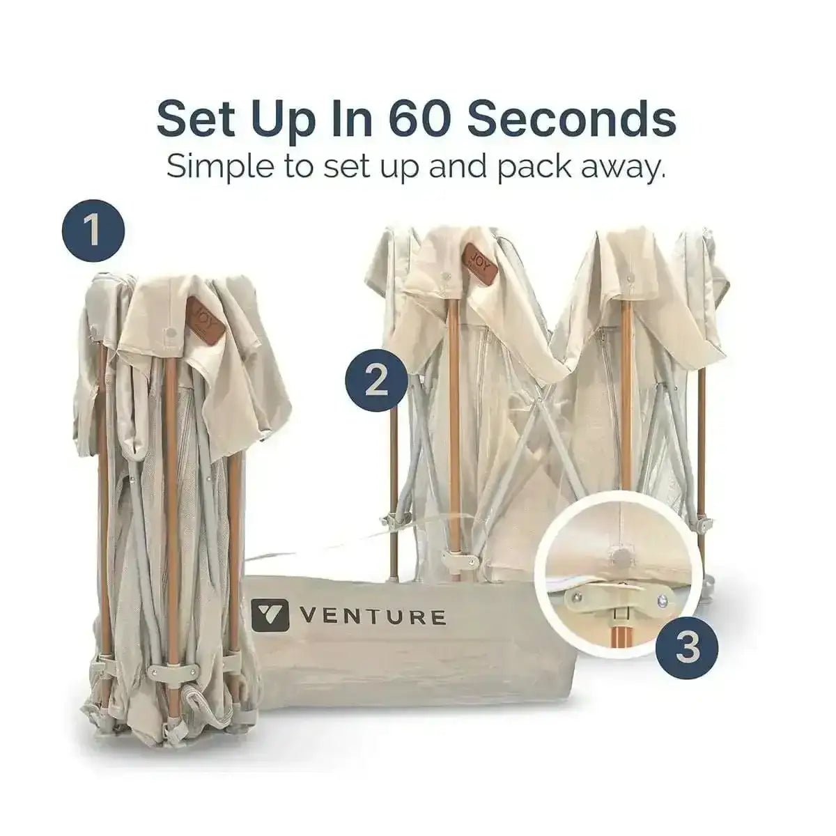 All Stars JOY Baby Playpen - Natural - Baby&More