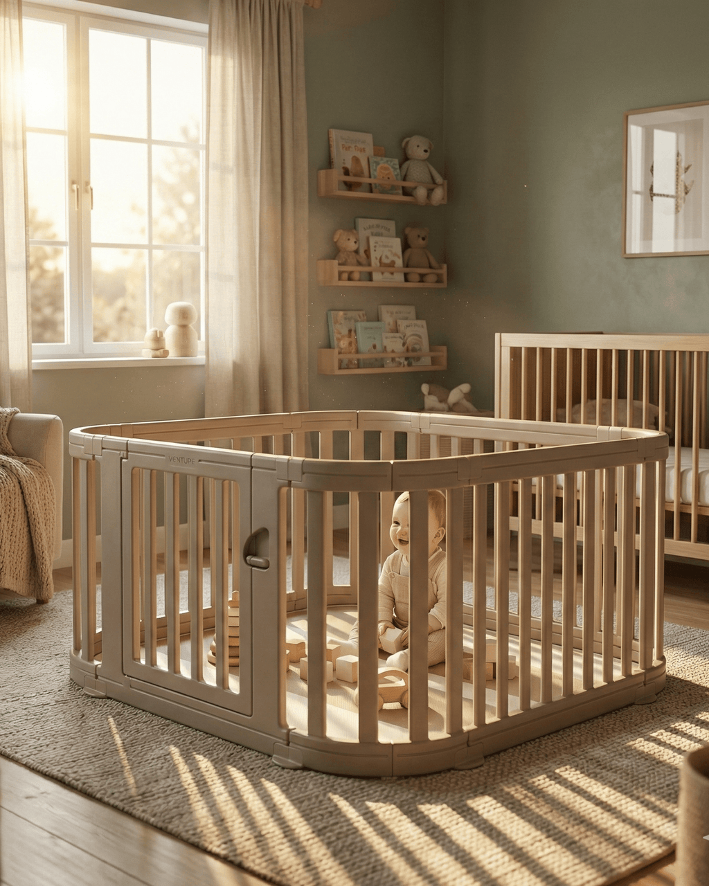 All Stars Playpen - Beige - Baby&More